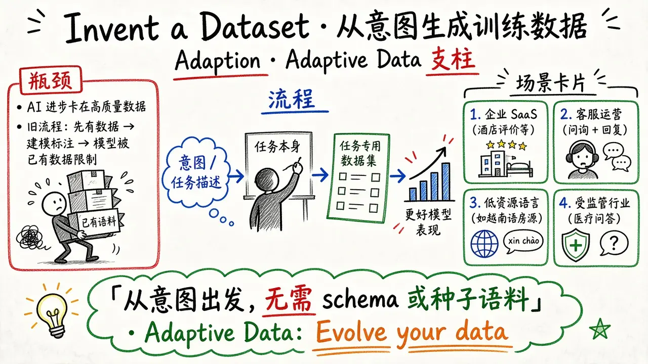 Invent a Dataset · 从意图生成训练数据（Adaption）