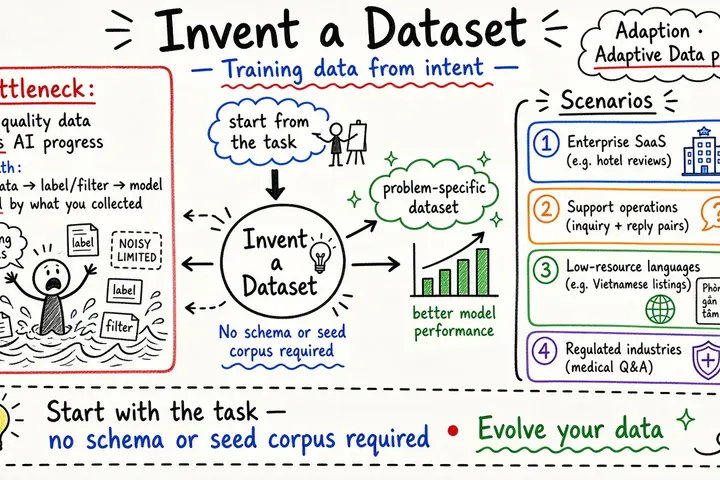 Invent a Dataset — Training data from intent (Adaption)