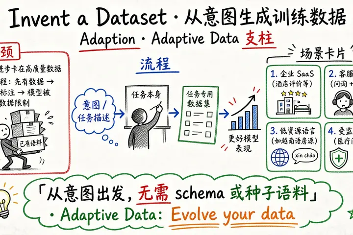 Invent a Dataset · 从意图生成训练数据（Adaption）