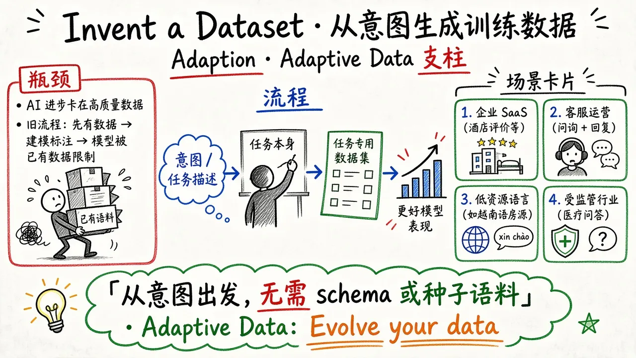 Invent a Dataset · 从意图生成训练数据（Adaption）