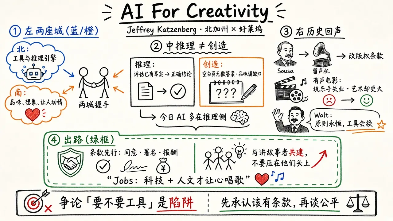 AI For Creativity：Jeffrey Katzenberg（@jeffreykWNDR）