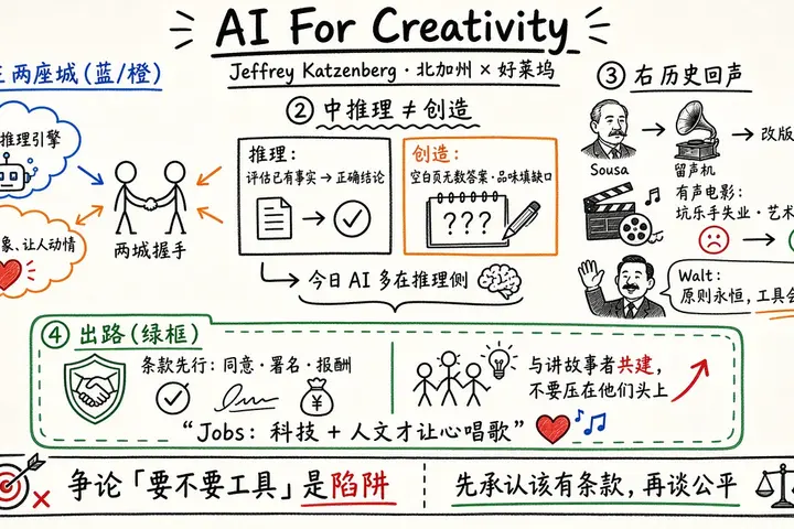 AI For Creativity：Jeffrey Katzenberg（@jeffreykWNDR）