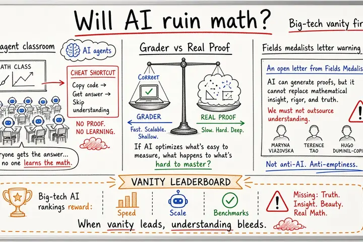 AI 会毁掉数学吗？它先学会了大厂的虚荣
