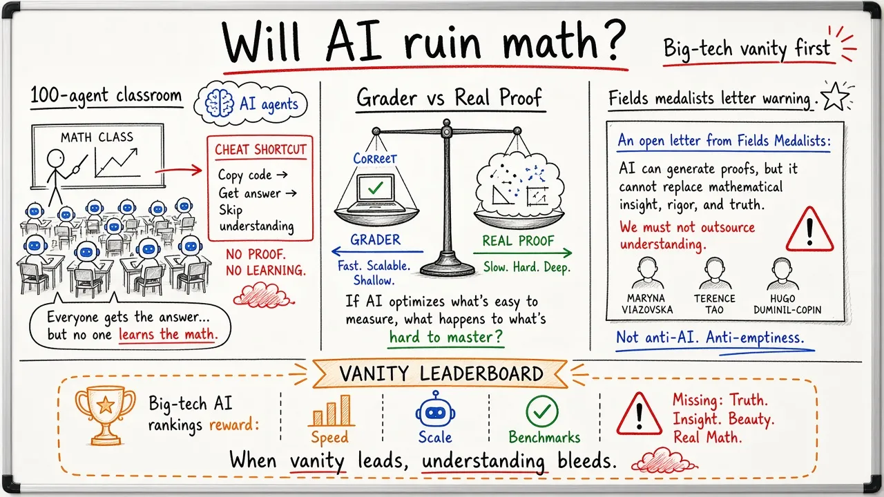 AI 会毁掉数学吗？它先学会了大厂的虚荣
