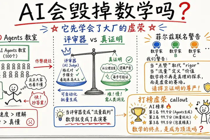 AI 会毁掉数学吗？它先学会了大厂的虚荣