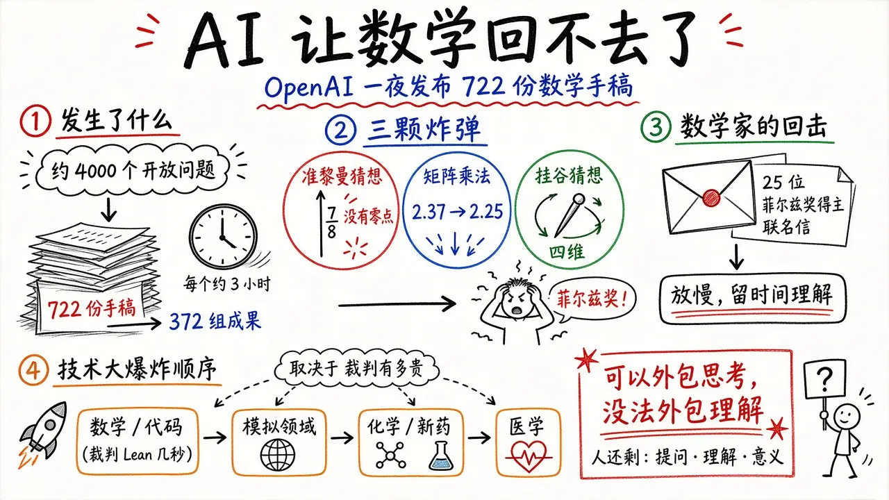 AI 让数学再也回不去那个旧世界了（OpenAI 722 份数学手稿）