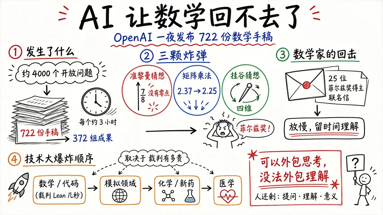 AI 让数学再也回不去那个旧世界了（OpenAI 722 份数学手稿）