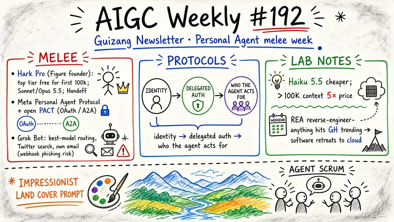 AIGC Weekly #192：Personal Agent 混战与协议（歸藏 Newsletter）