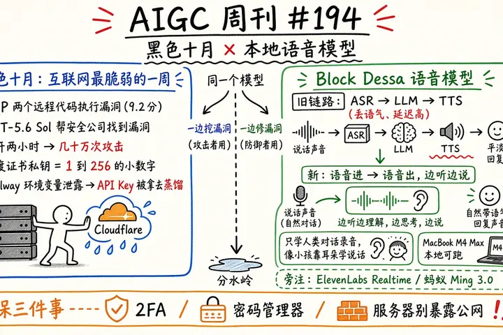 AIGC Weekly #194：黑色十月 / Block Dessa 语音模型（歸藏 Newsletter）