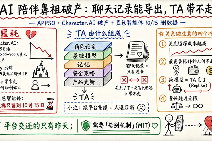 AI 陪伴鼻祖破产，你能导出聊天记录，却带不走 TA（APPSO）