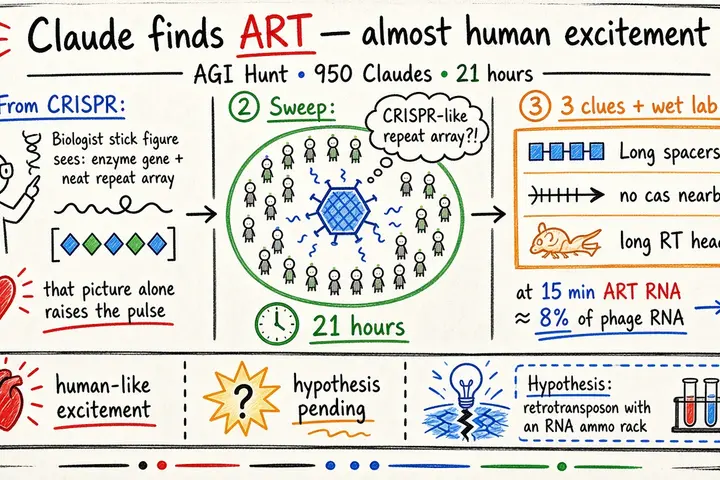 Claude Finds ART Enzyme System — Near-Human Excitement
