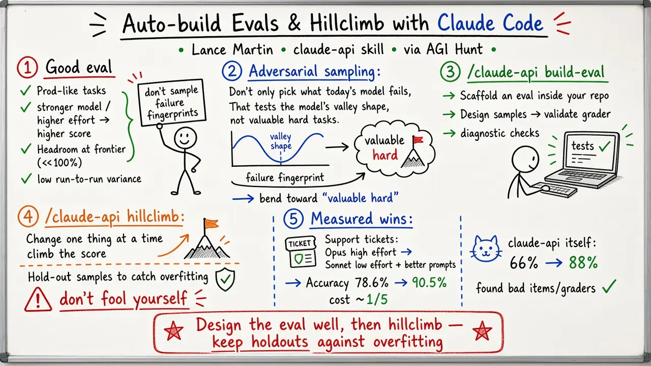 How to Auto-build Evals and Hillclimb with Claude Code