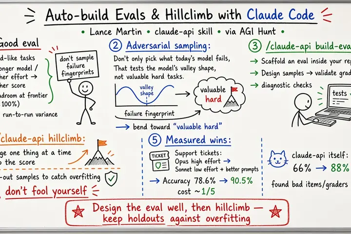 How to Auto-build Evals and Hillclimb with Claude Code