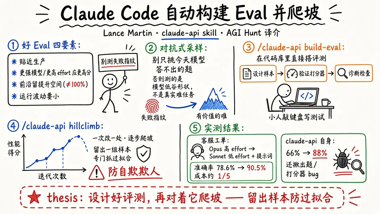 如何用 Claude Code 自动构建 eval 并迭代优化