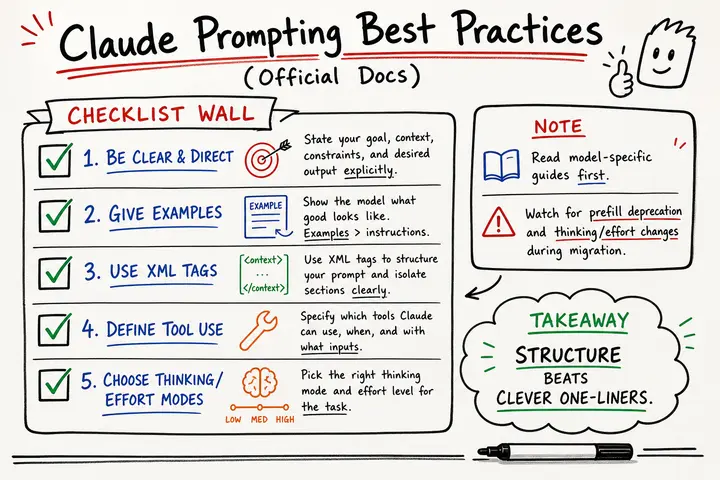 Claude Prompting Best Practices (Official Docs)