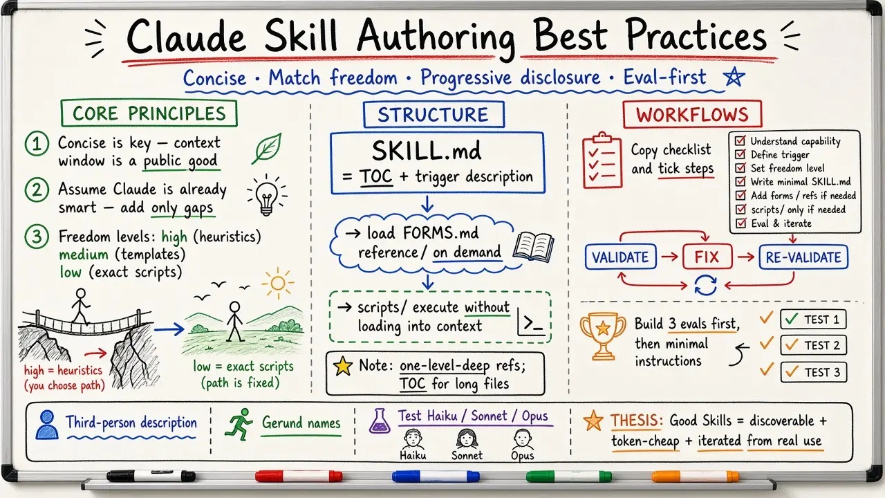 Skill authoring best practices