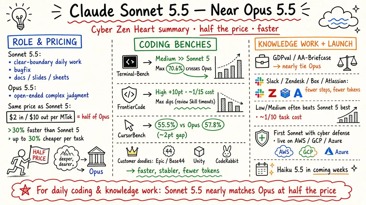 Claude Sonnet 5.5 Launch: Nearly Matches Opus 5.5