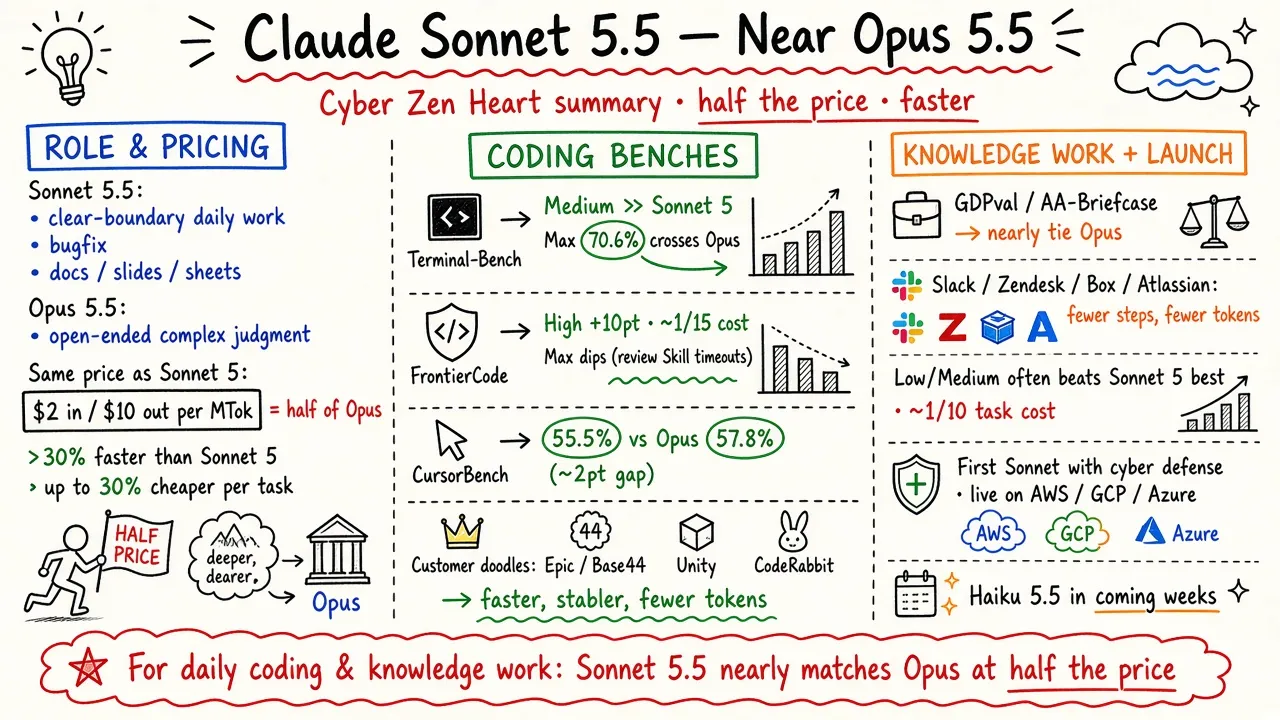 Claude Sonnet 5.5 Launch: Nearly Matches Opus 5.5