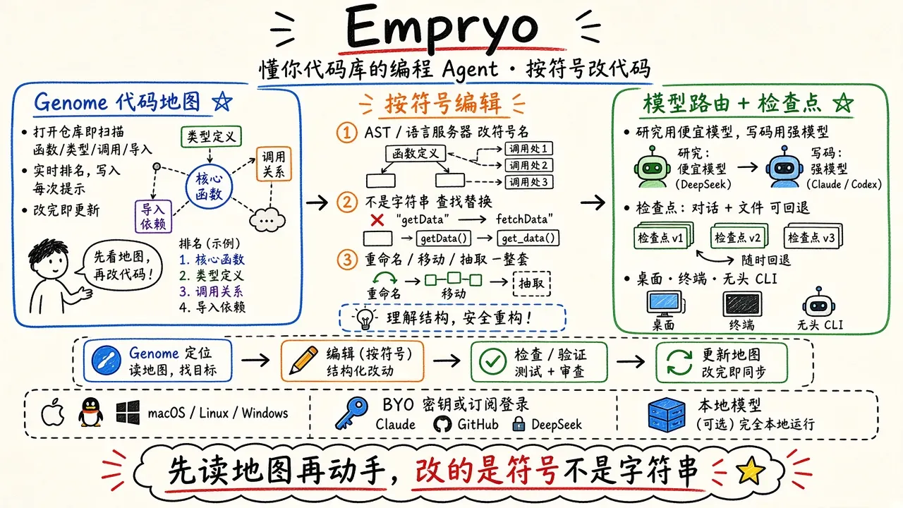 Empryo · 懂你代码库的编程 Agent