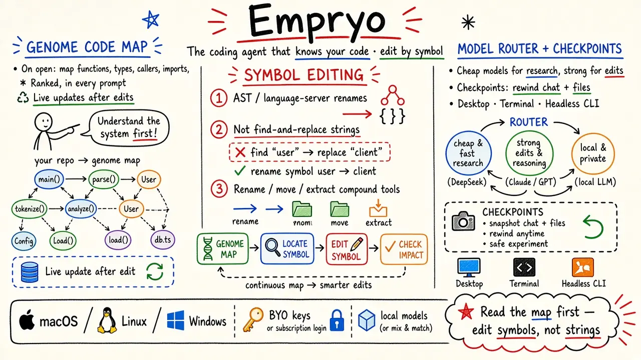 Empryo · 懂你代码库的编程 Agent