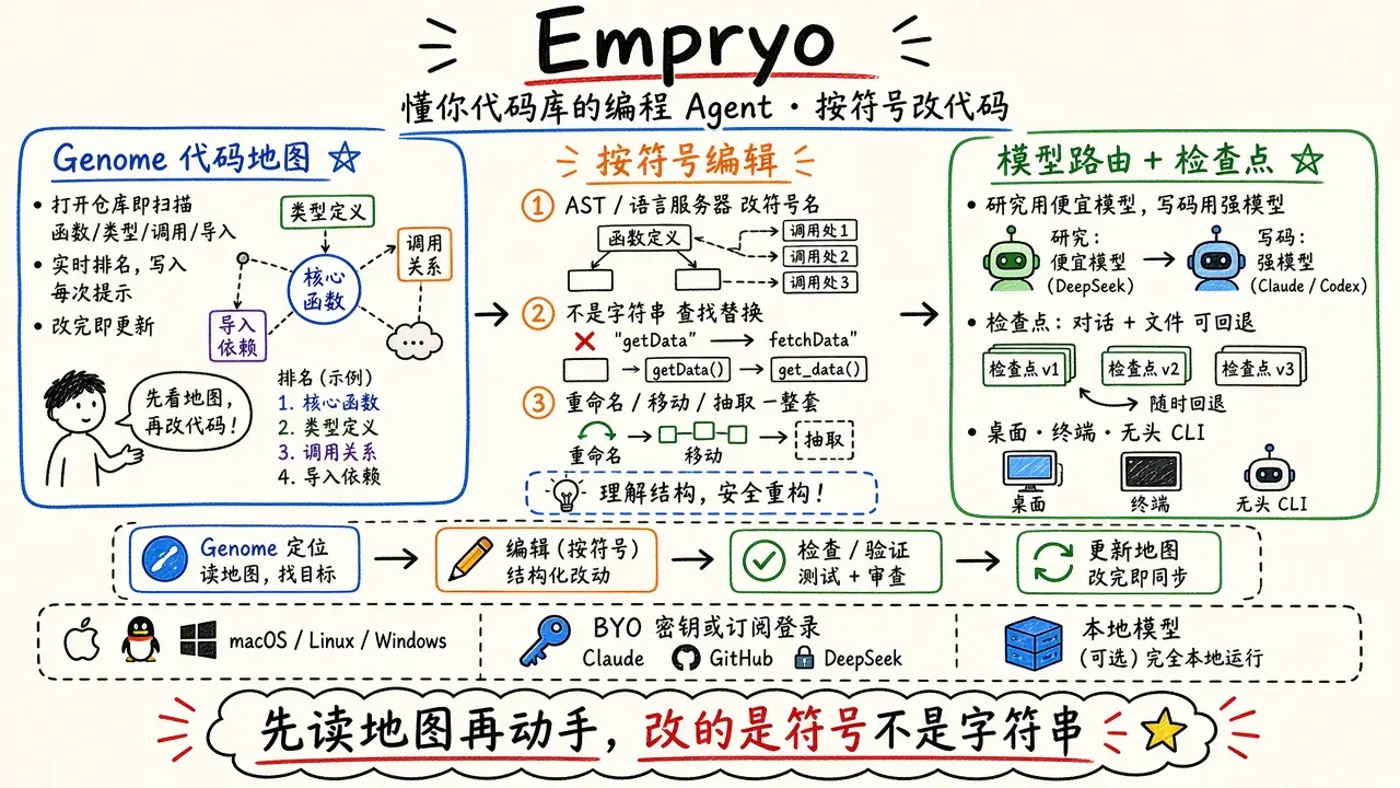 Empryo · 懂你代码库的编程 Agent