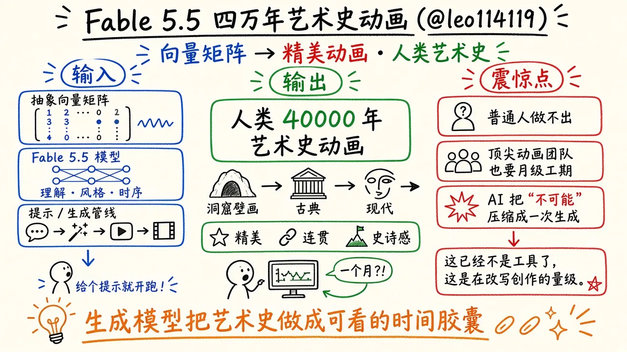 Fable 5.5 四万年艺术史动画（@leo114119）