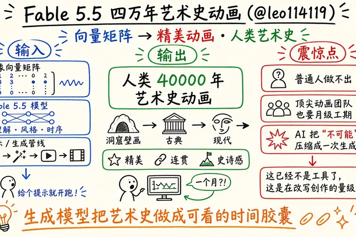 Fable 5.5 四万年艺术史动画（@leo114119）