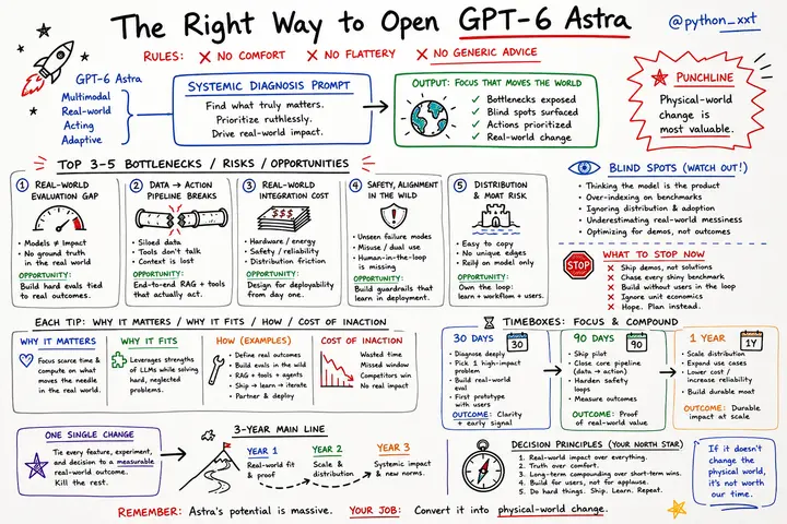 @python_xxt · The right way to open GPT-6 Astra (systemic diagnosis prompt)