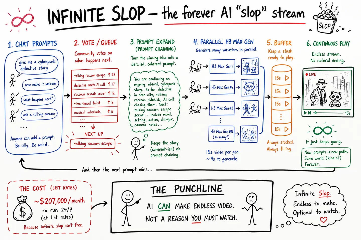 5 Million Views: AI Builds an "Infinite Slop" Machine