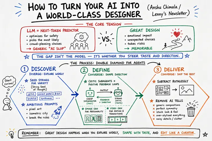 How to turn your AI into a world-class designer