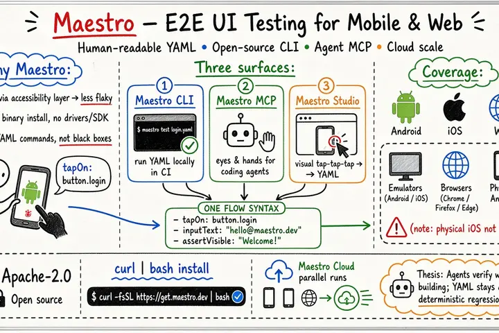 Maestro, End-to-End UI Testing for Mobile and Web