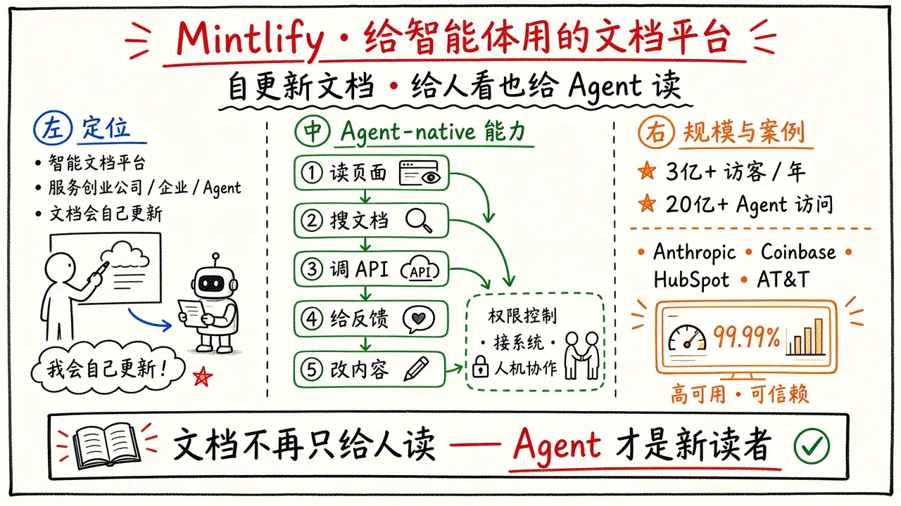 Mintlify · 给智能体用的文档平台