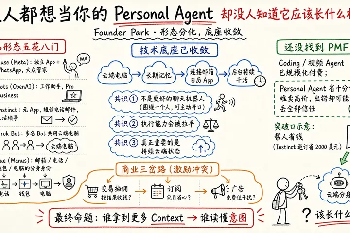 人人都想当你的 Personal Agent，却没人知道它应该长什么样（Founder Park）