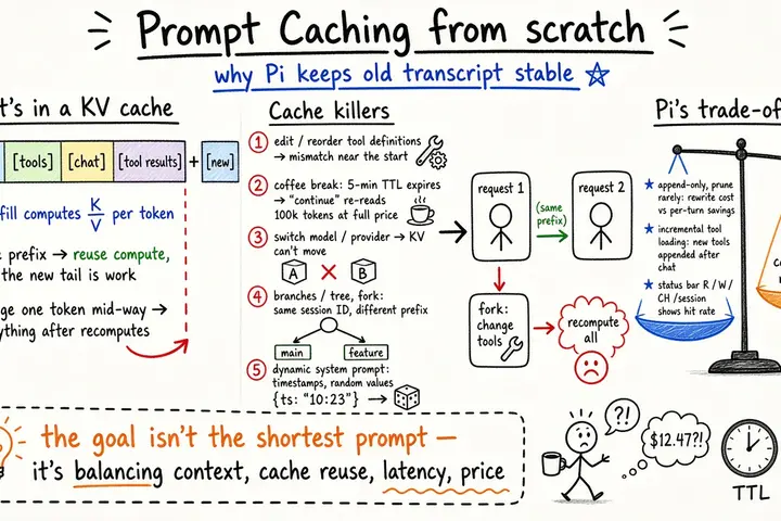 Pi 如何用好提示缓存：从零理解 Prompt Caching（@xiaomovps 译）