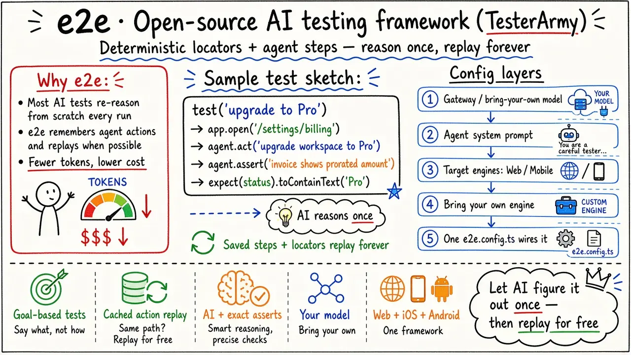 e2e: The open source AI testing framework