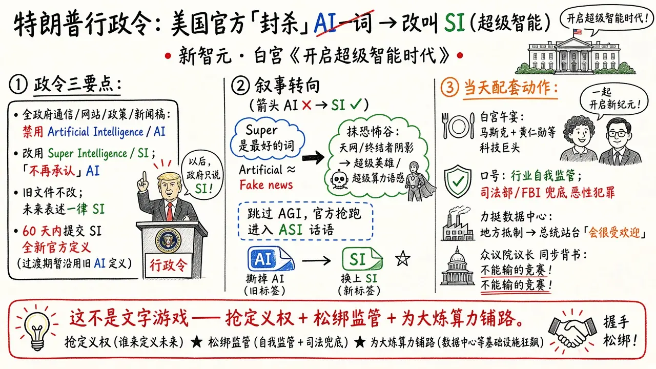 突发！特朗普签行政令：美国政府全面封杀「AI」