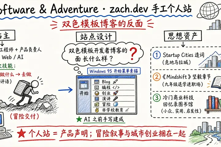 Software & Adventure · Zach 的手工个人站（zach.dev）